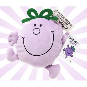 Little Miss Lavender Plush with Green Bow